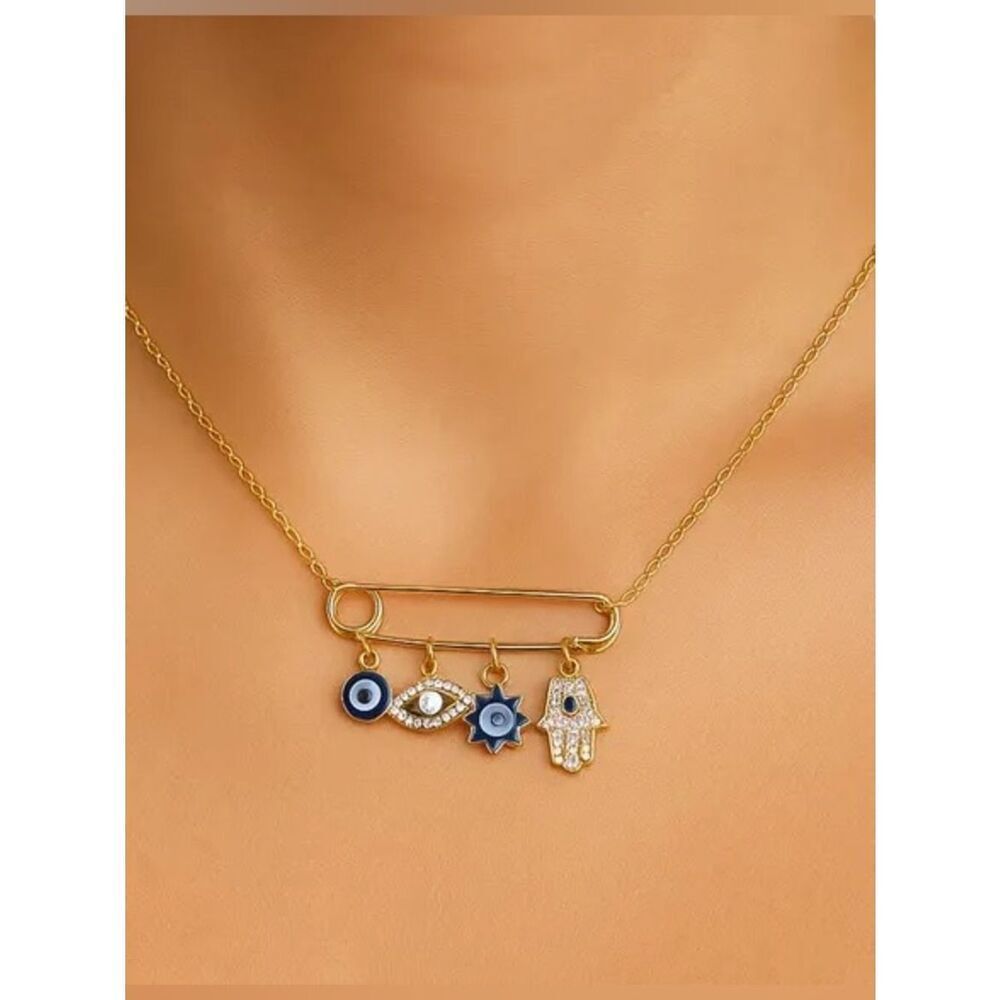 Evil eye necklace #2465